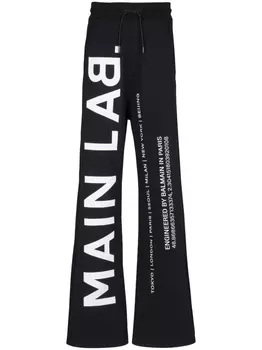 Balmain спортивные брюки Main Lab, черный
