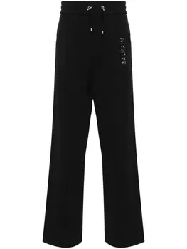 Balmain спортивные брюки широкого кроя, черный