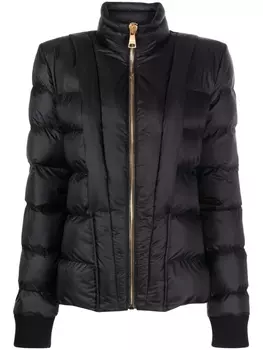 Balmain стеганый пуховик, черный