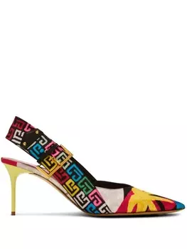 Balmain туфли Ruby с монограммой, черный