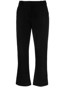 Balmain укороченные брюки из вирджинской шерсти, черный