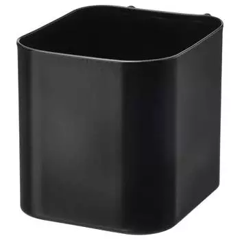 Банка для хранения Ikea Skadis, черный