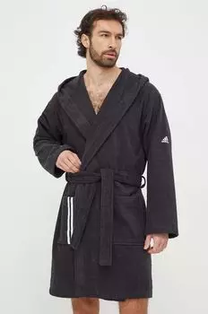 Банный халат adidas Performance, черный