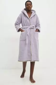 Банный халат Answear Lab, фиолетовый