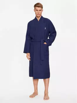 Банный халат Polo Ralph Lauren, синий