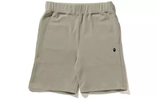BAPE Ape Head One Point Sweat Short A Bathing Ape, серый