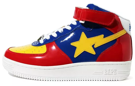 BAPE Bape Sta Mid Красный Желтый Синий 2020 A Bathing Ape