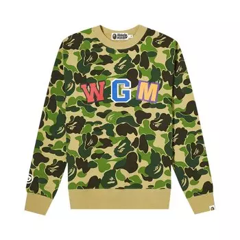 BAPE Camo Shark Crewneck, зеленый