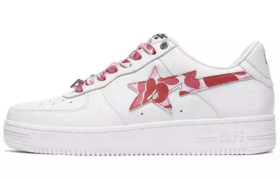 Bape Sta Low Белый ABC Камуфляж Розовый 2021 A Bathing Ape