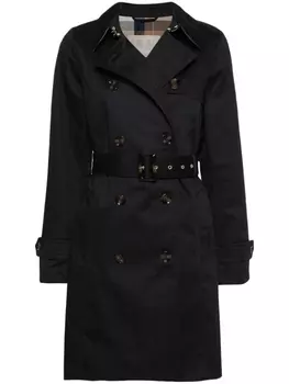Barbour короткий тренч Greta, синий
