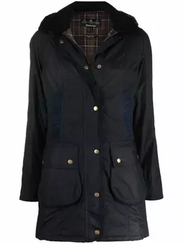 Barbour парка с капюшоном, синий