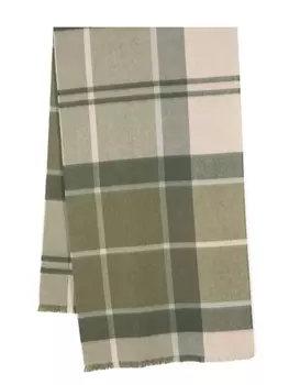 Barbour шарф Роузфилд, зеленый