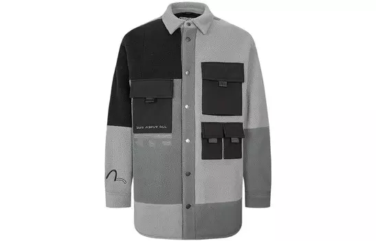 Бархатная куртка мужская Evisu, белый