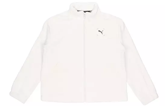 Бархатная куртка женская дымчато-серая Puma
