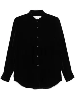 Бархатная рубашка Comme Des Garons, черный