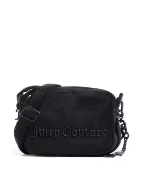 Бархатная сумка через плечо jasmine из полиэстера Juicy Couture, черный