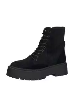 Бархатные ботильоны STEVE MADDEN, черный