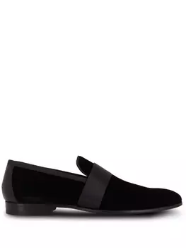 Бархатные лоферы Magnanni, черный