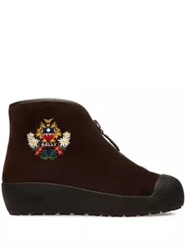 Бархатные сапоги Bally, коричневый