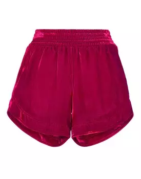 Бархатные шорты Philipp Plein, фуксия