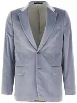 Бархатный блейзер Paul Smith, синий