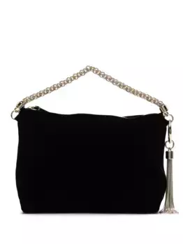 Бархатный клатч Callie JIMMY CHOO, черный