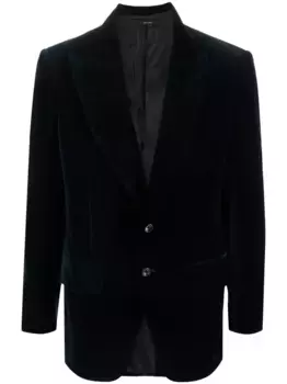 Бархатный пиджак TOM FORD, синий