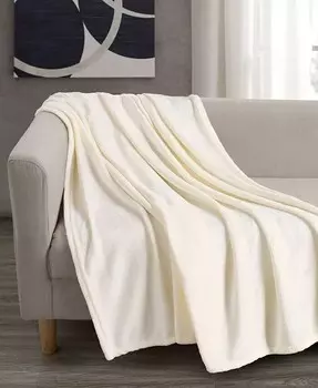 Бархатный плед Шелдон, 50 x 60 дюймов Videri Home, бежевый