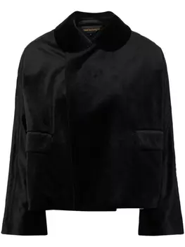 Бархатный жакет Comme Des Garons, черный