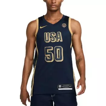 Баскетбольная майка мужская Obsidian Black/Gold Nike, черный