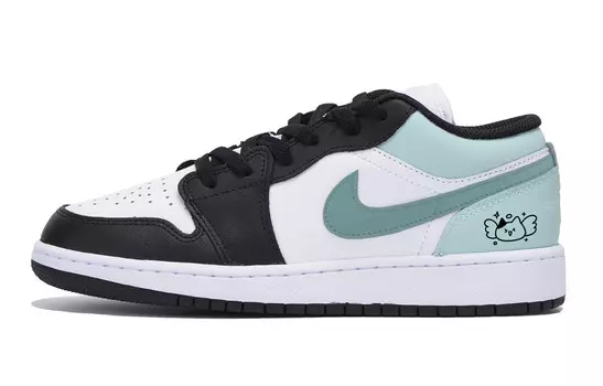 Баскетбольные кроссовки Air 1 Vintage Men Low-Top Black Tiffany Jordan