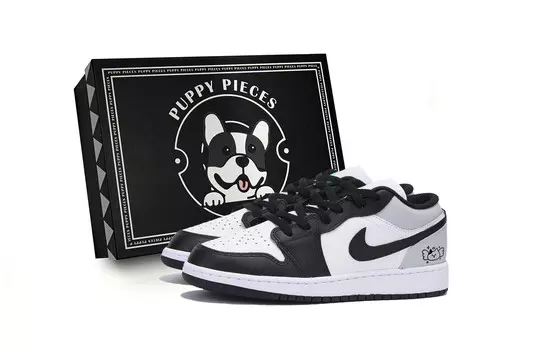 Баскетбольные кроссовки Air 1 Vintage Men Low-Top Black/Temno Gray Jordan
