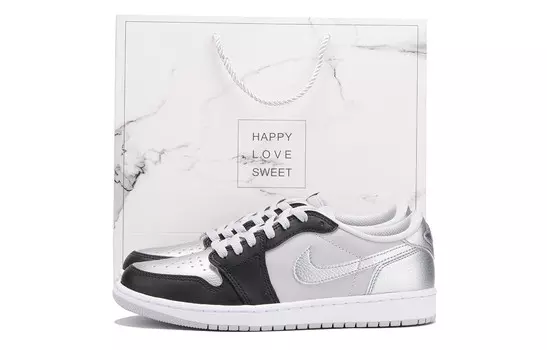 Баскетбольные кроссовки Air 1 Vintage Unisex Low-Go серо-белый Jordan