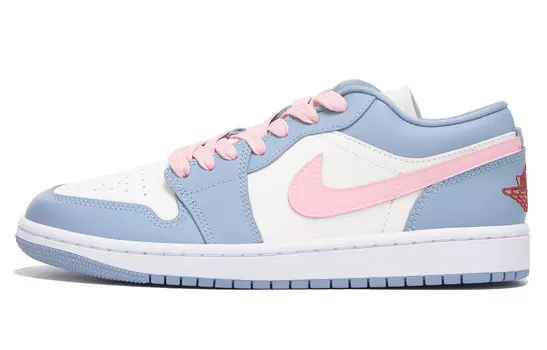 Баскетбольные кроссовки Air 1 Vintage женские с низким верхом, белый/синий Jordan