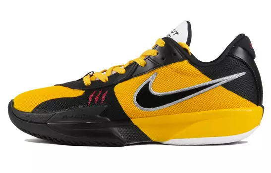 Баскетбольные кроссовки Air Zoom GT Cut Academy мужские низкие черные/желтые/красные Nike