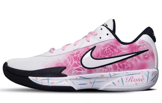 Баскетбольные кроссовки Air Zoom GT Cut Academy мужские с низким верхом белые/розовые Nike