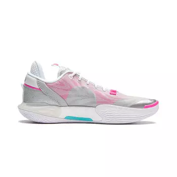 Баскетбольные кроссовки All City 12 Basketball Shoes Men Low-top Gray/Pink Lining