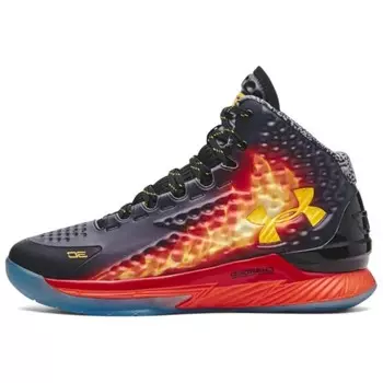 Баскетбольные кроссовки Curry 1 для мужчин, средний верх Under Armour