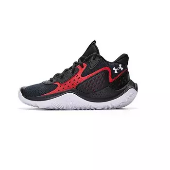 Баскетбольные кроссовки Jet "23 Kids, детские, средний верх Under Armour, черный/красный