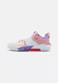 Баскетбольные кроссовки JORDAN ONE TAKE 5, цвет white/university red/arctic punch/purple pulse/dark iris/sunset pulse