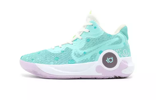Баскетбольные кроссовки KD Trey 5 IX Vintage Unisex Mid-Top Фиолетовый/Зеленый Nike