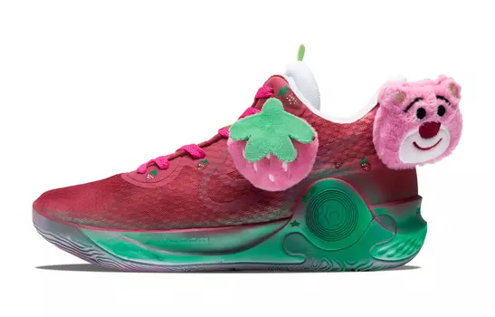Баскетбольные кроссовки KD Trey 5 IX Vintage Unisex Low-Top Rose Red Green Nike