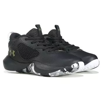 Баскетбольные кроссовки Kids' Lockdown 6 Little Kid Under Armour, черный