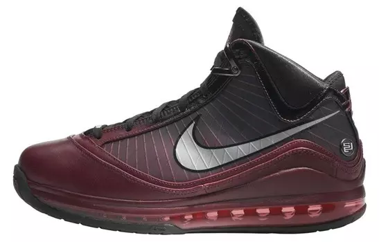 Баскетбольные кроссовки Lebron 7 Vintage Men Mid-top Team Red/Metallic Silver/Black/Hot Red Nike
