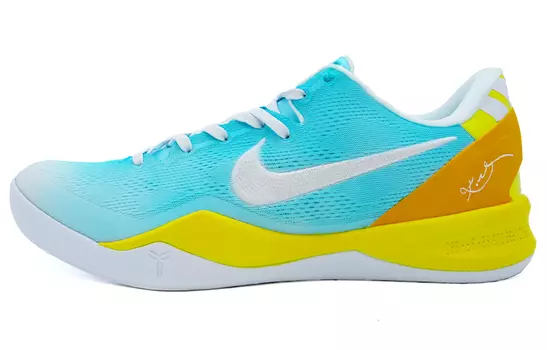 Баскетбольные кроссовки Nike Kobe 8 унисекс, Yellow and blue mandarin duck