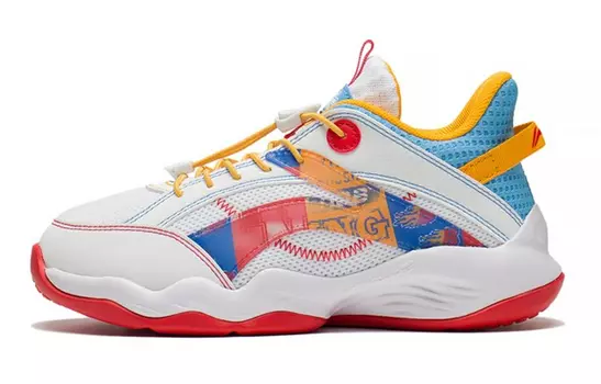 Баскетбольные кроссовки Primary 2.5 Kids GS Low-top Standard White/Oil Blue/Fresh Yellow Lining Young