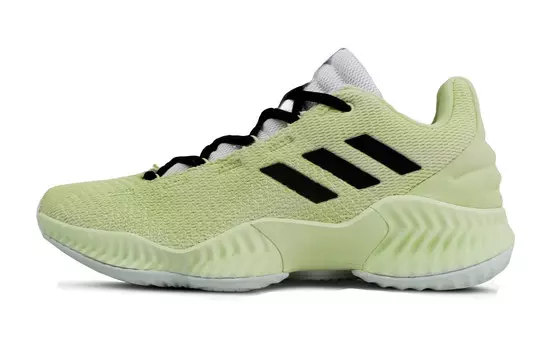 Баскетбольные кроссовки Pro Bounce 2018 мужские с низким верхом зеленые/черные Adidas