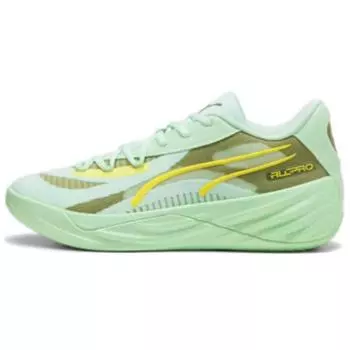 Баскетбольные кроссовки Puma All-Pro Nitro унисекс, Fresh Mint/Olive Green
