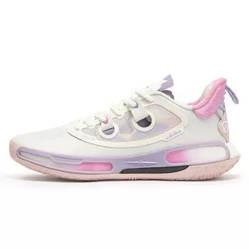 Баскетбольные кроссовки Super Nova 2.0 PRO Basketball Shoes Men Low-Top Feather White/digital Lavender 361°