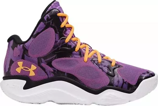 Баскетбольные кроссовки Under Armour Curry Spawn FloTro, оранжевый/фиолетовый